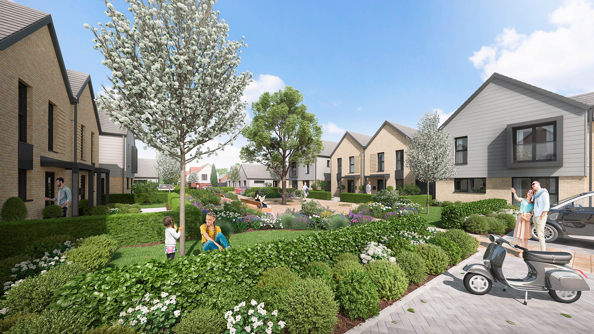 Frambury Fields residential development in Essex